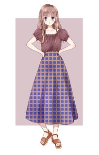 一組最近的漫畫人物服飾搭配練習(xí)